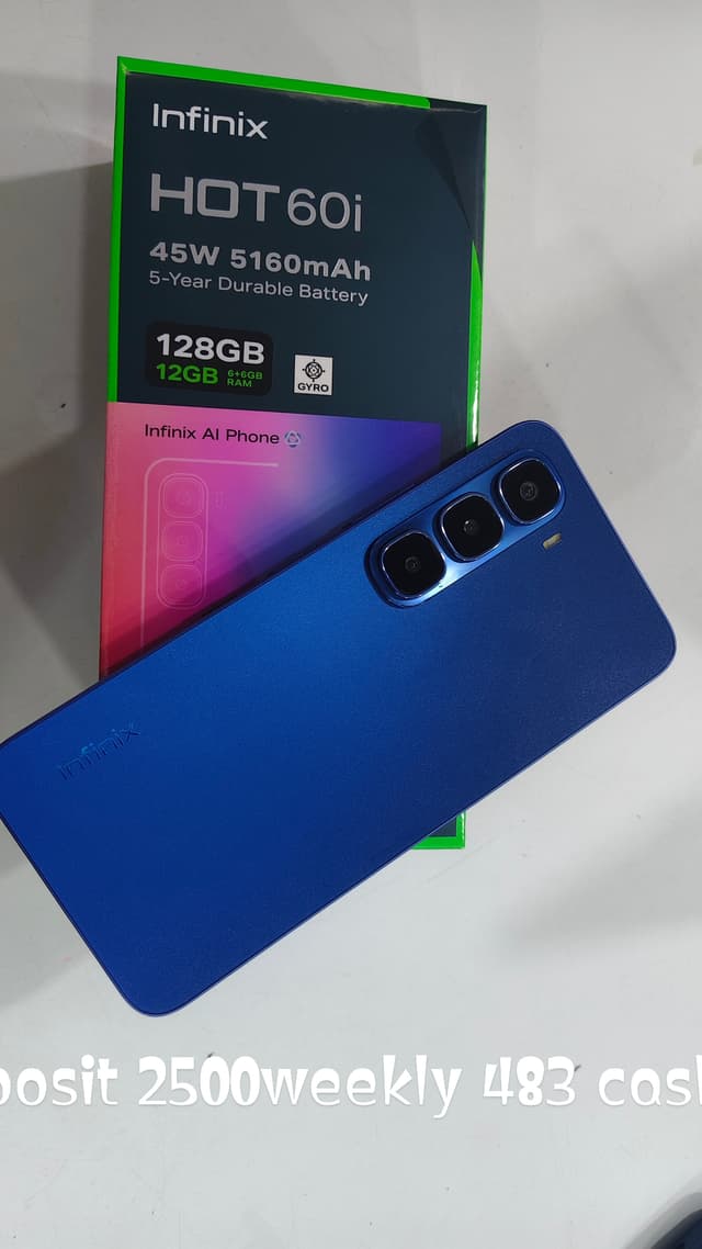 Infinix hot 60i(6+128) GB